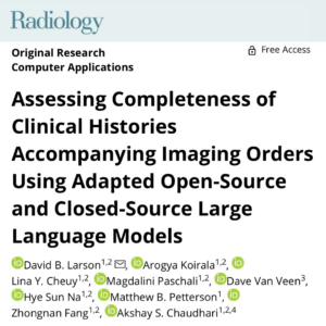 Radiology LLM cover image